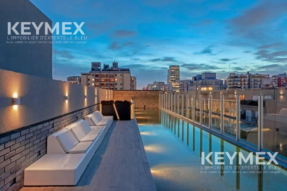 Furnished one-bedroom apartment with balcony in Recoleta