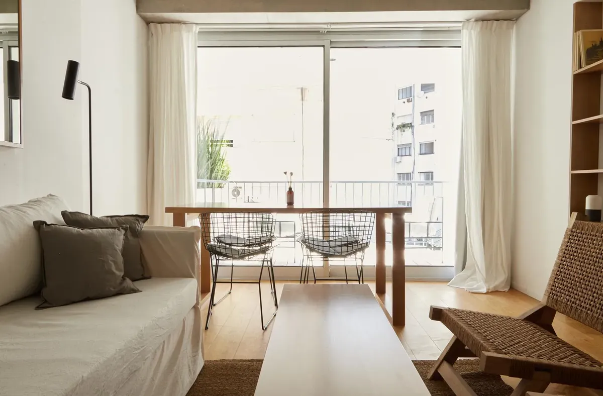 Departamento de 2 ambientes amoblado en Recoleta