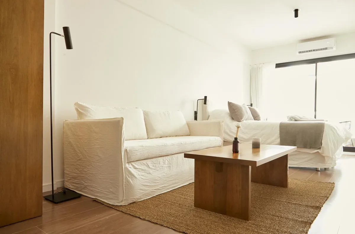 Monoambiente temporal en Balvanera, zona Abasto