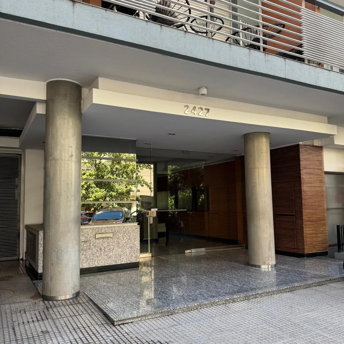Departamento de 2 ambientes con balcón terraza en Belgrano