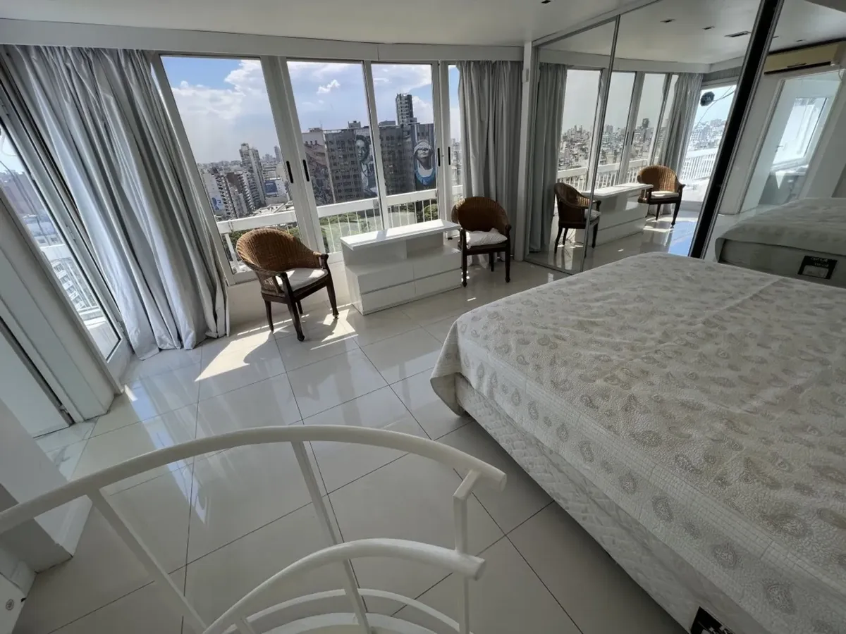 Two-level apartment in Recoleta with panoramic city views