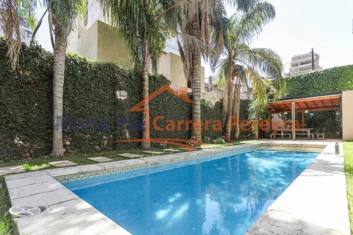 Furnished studio apartment with private terrace and pool in Villa Crespo