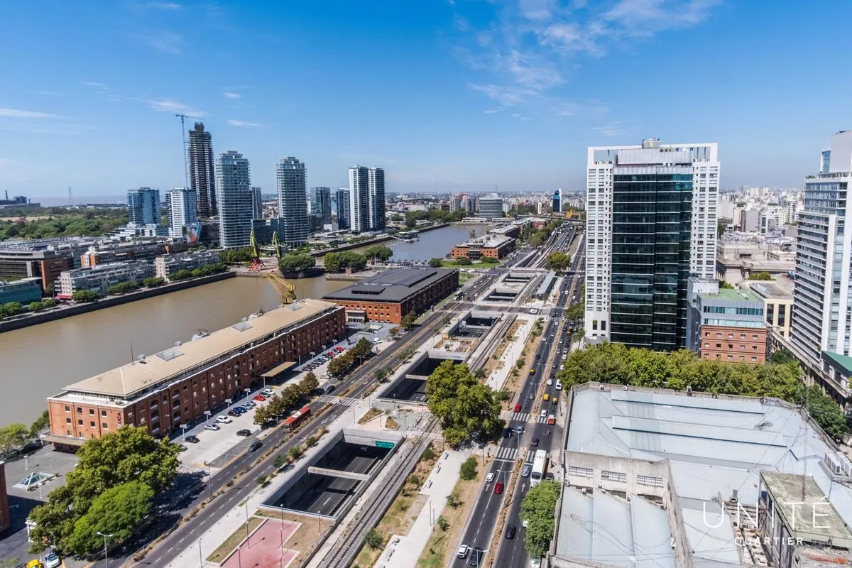 Studio sem mobília em Puerto Madero