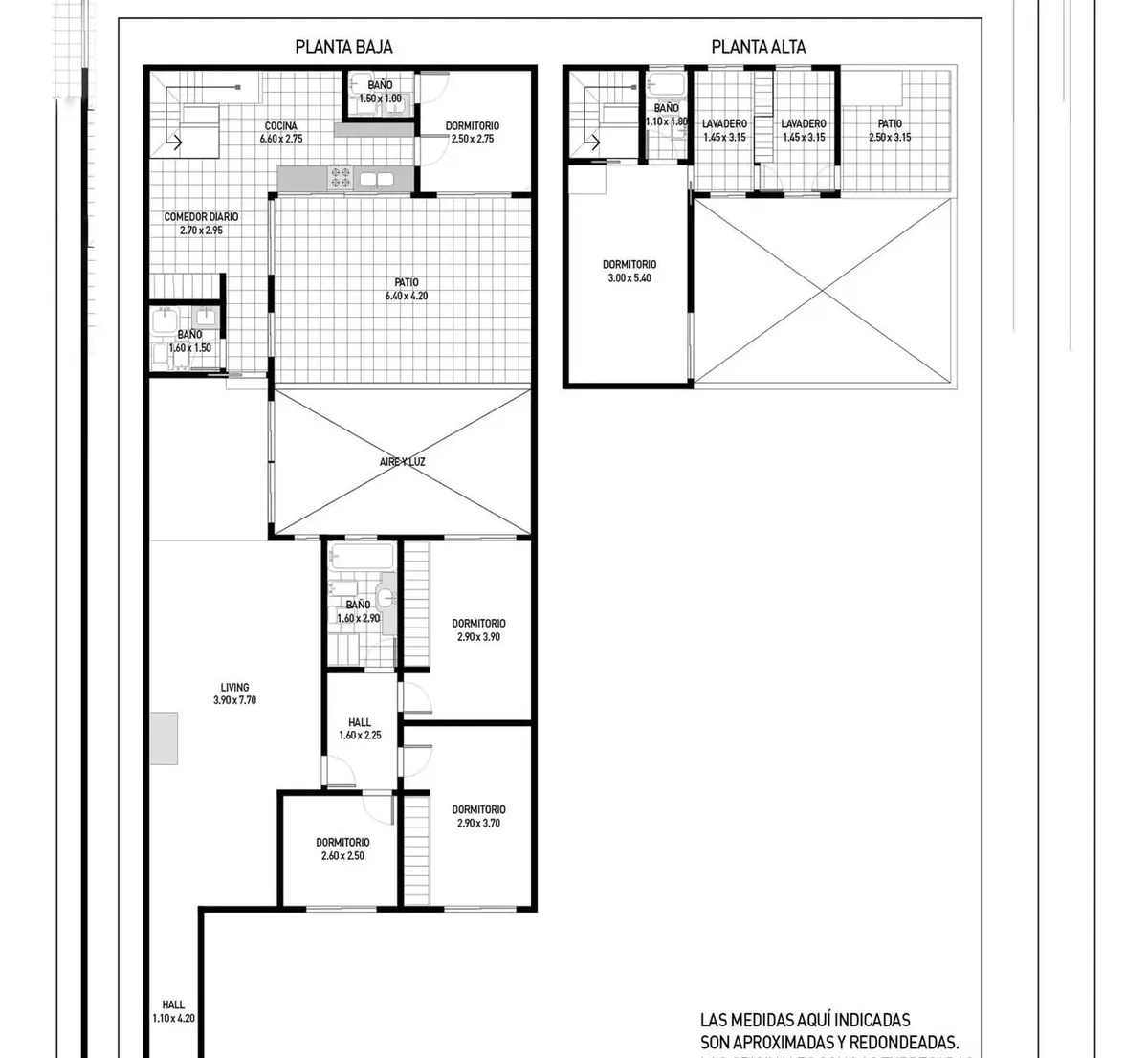 Departamento dúplex de 4 dormitorios con 2 patios en Belgrano