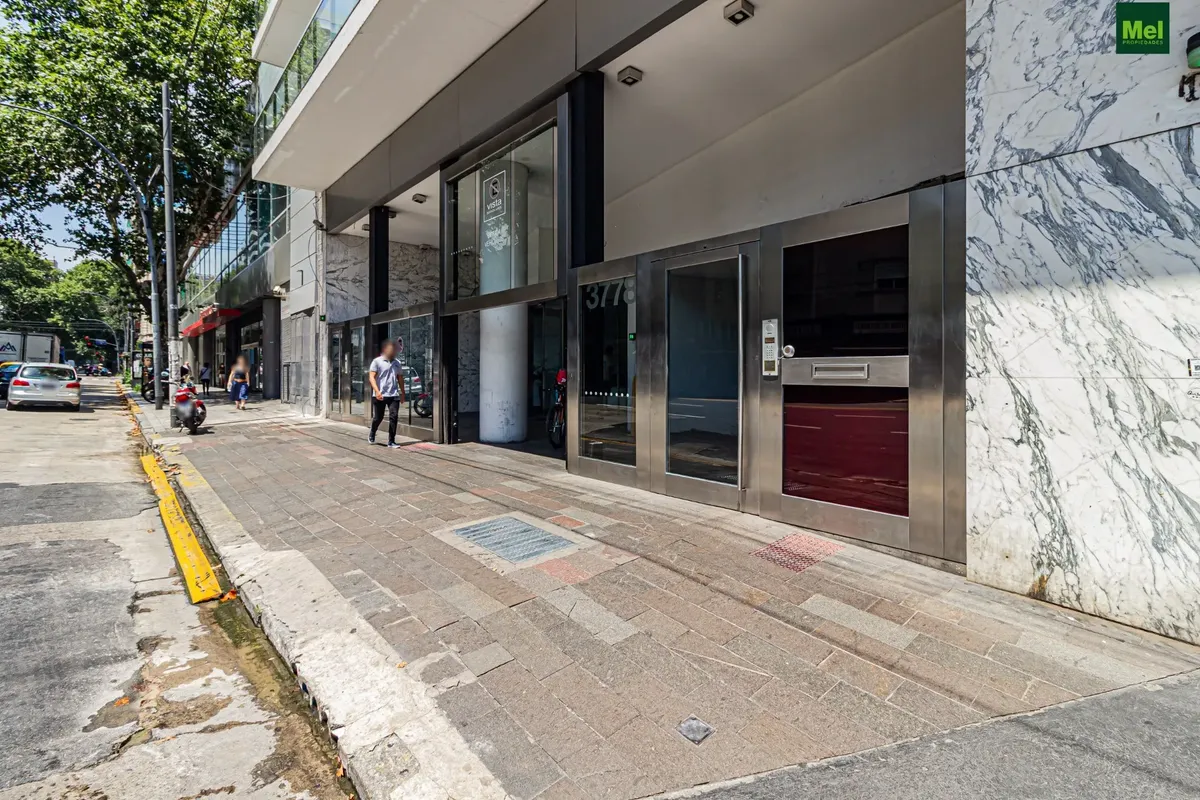 Studio divisível com varanda em Palermo, com vista para o Jardín Botánico