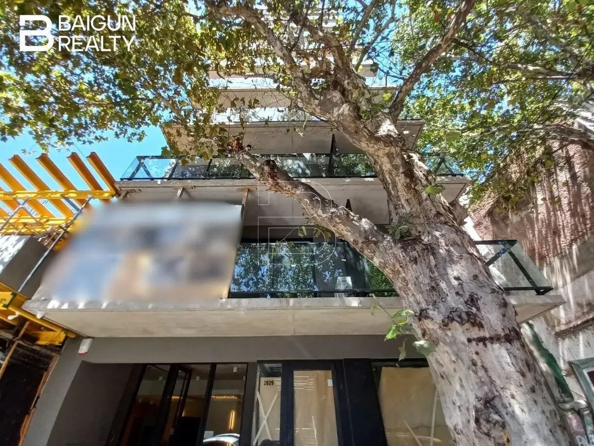 Apartamento de dois ambientes novo com varanda e suíte em Palermo