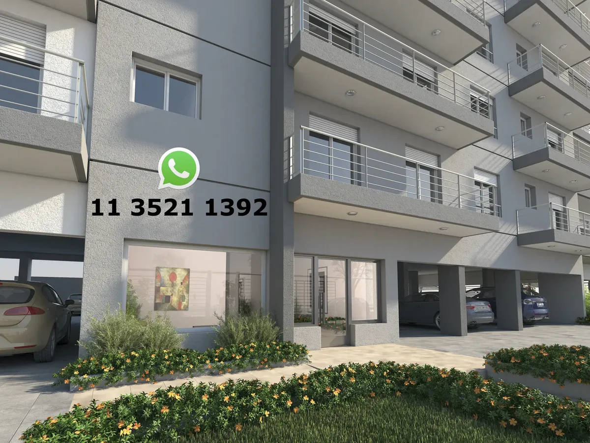 Departamento de 2 ambientes con balcón y cochera cubierta en Morón