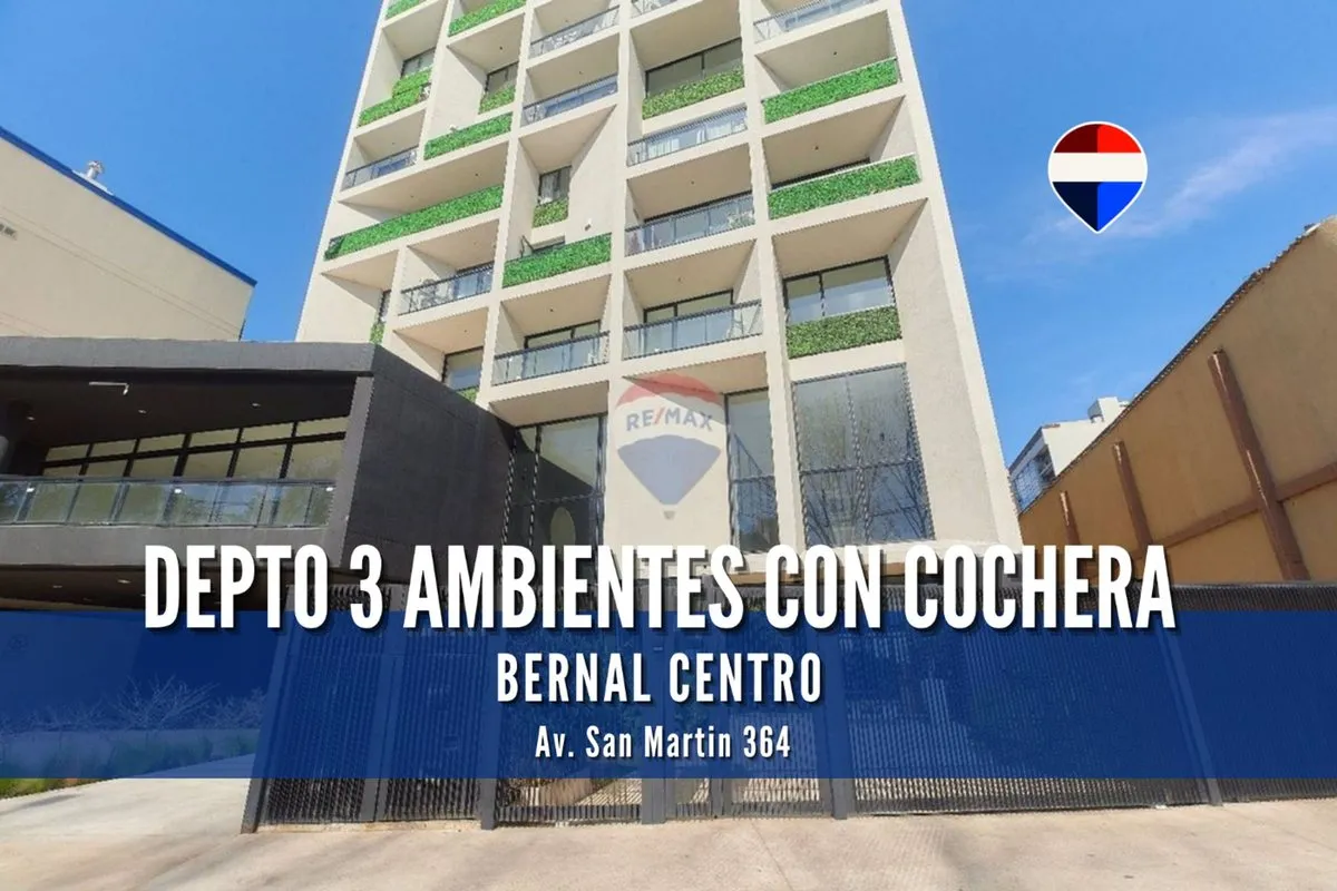 Three-room apartment with parking in Quilmes