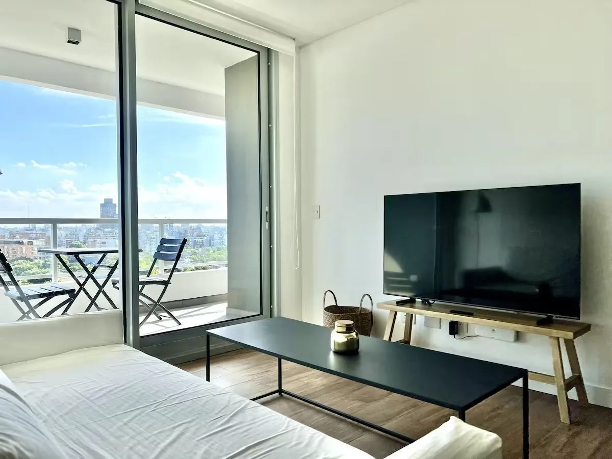 Departamento amoblado de 3 ambientes con 2 dormitorios en Colegiales