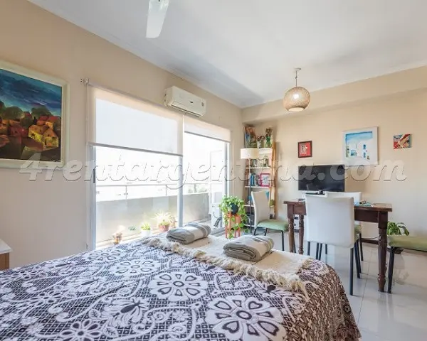 Furnished studio for short-term rental in Boedo