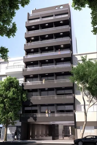 Brand new studio apartment with terrace balcony on the 9th floor in Palermo