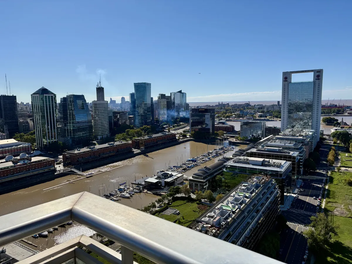 Apartamento de 2 ambientes mobiliado em Puerto Madero