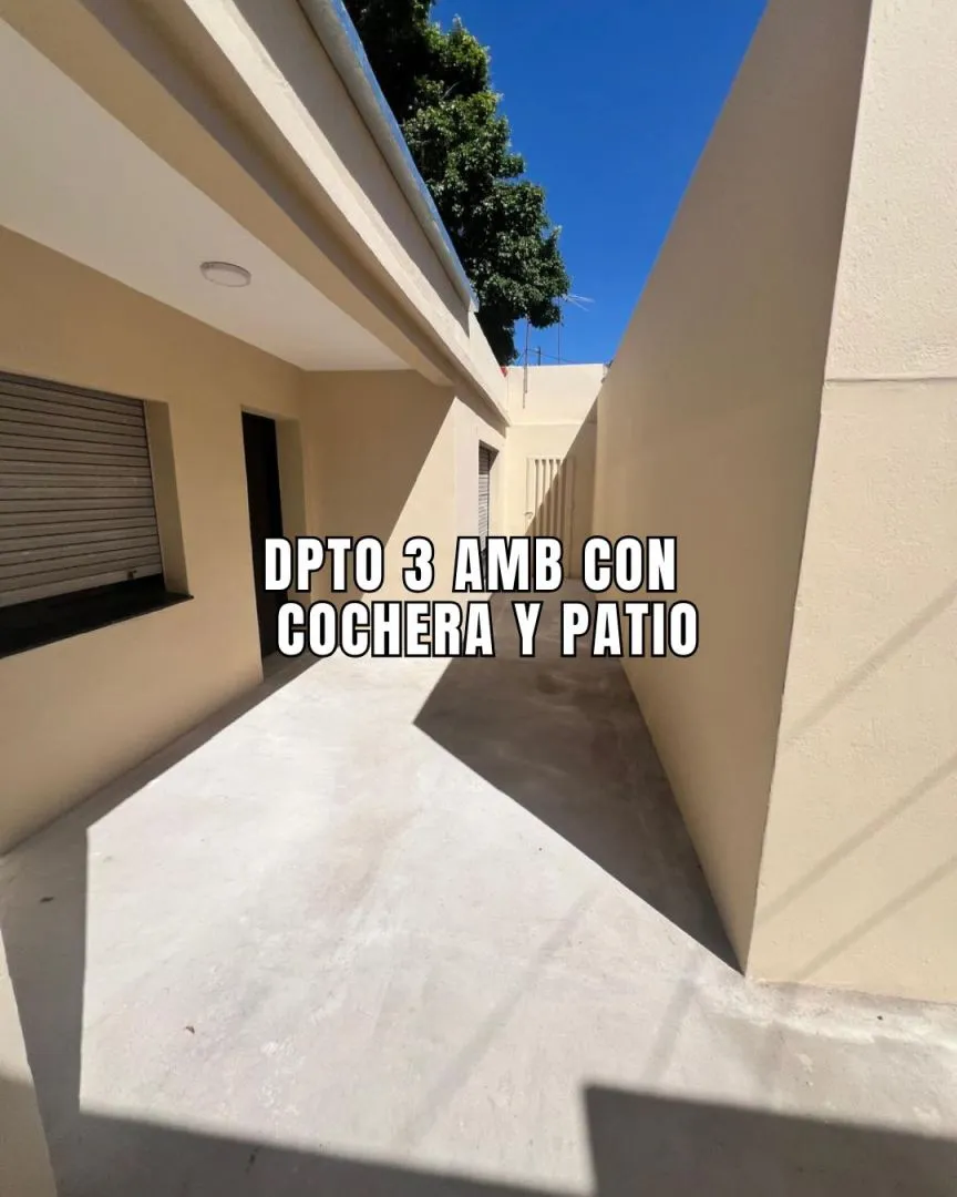 Apartamento de 3 ambientes com vaga coberta em Lanús Oeste