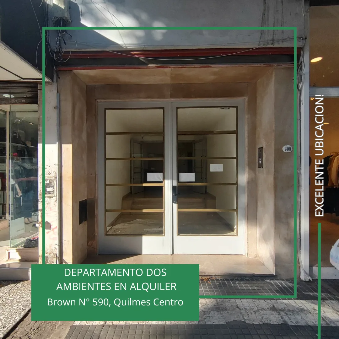Apartamento de dois ambientes com 1 quarto no Centro de Quilmes