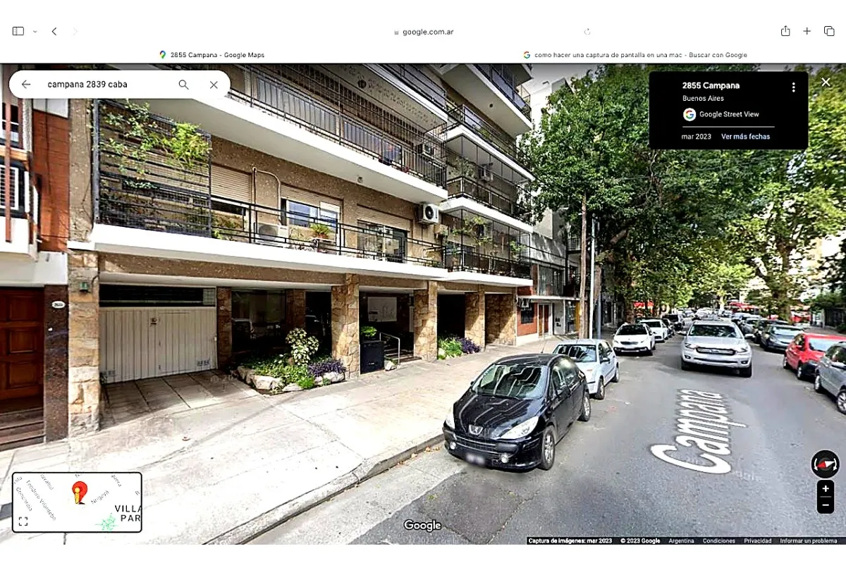 Двухкомнатная квартира на 7-м этаже в Villa del Parque