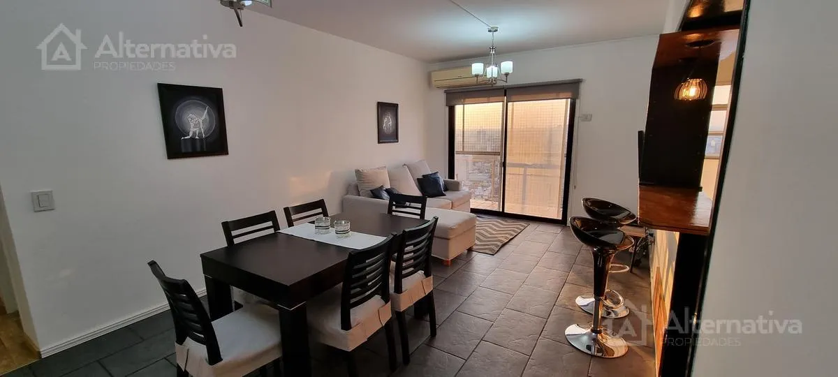Furnished three-bedroom apartment in Caballito