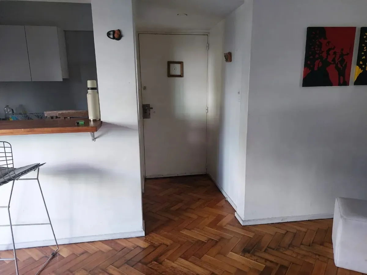 Apartamento mobiliado de três ambientes com 2 dormitórios em Palermo