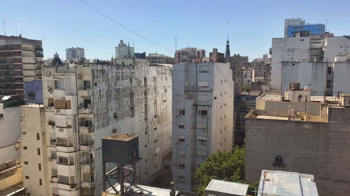 Квартира-студия с балконом в Balvanera