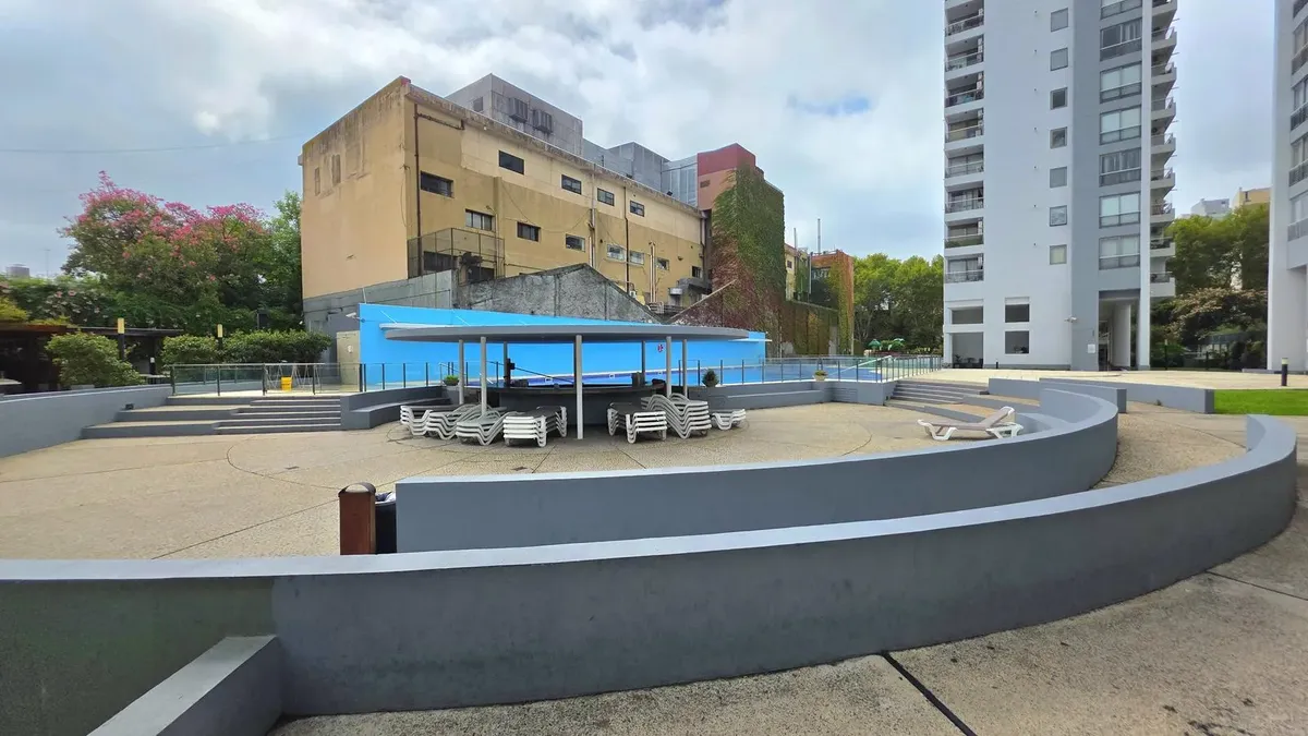 Студия с балконом на 25-м этаже в Caballito