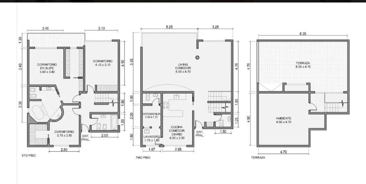 Многокомнатная пентхаус-квартира с собственной террасой и мебелью в Caballito
