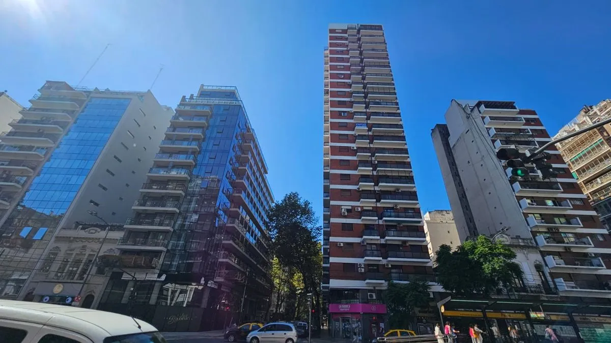 Apartamento de três ambientes com 2 quartos em Palermo