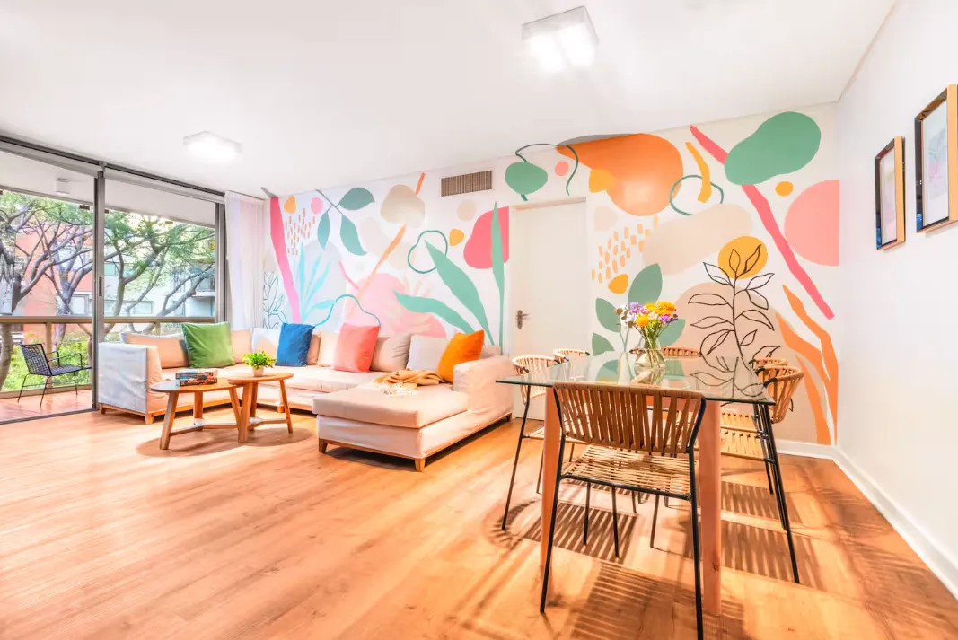Apartamento de quatro ambientes com 3 dormitórios e 2 vagas de garagem em Puerto Madero