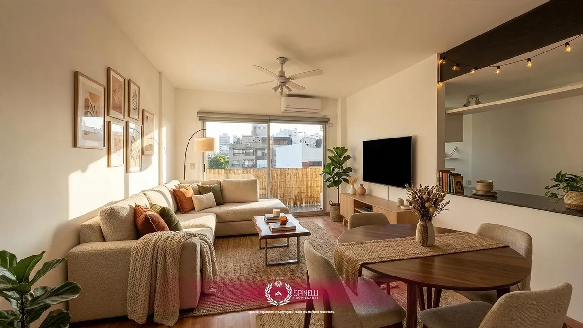 New one-bedroom semipiso apartment with balcony in Flores