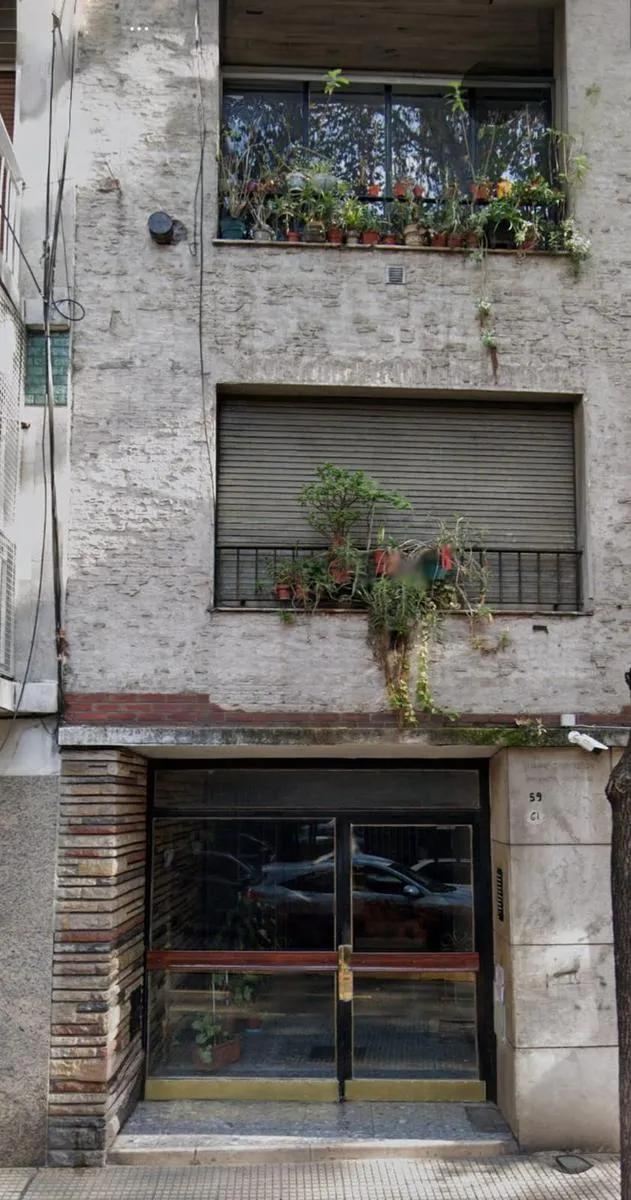 Departamento monoambiente dividido con cocina independiente en Almagro