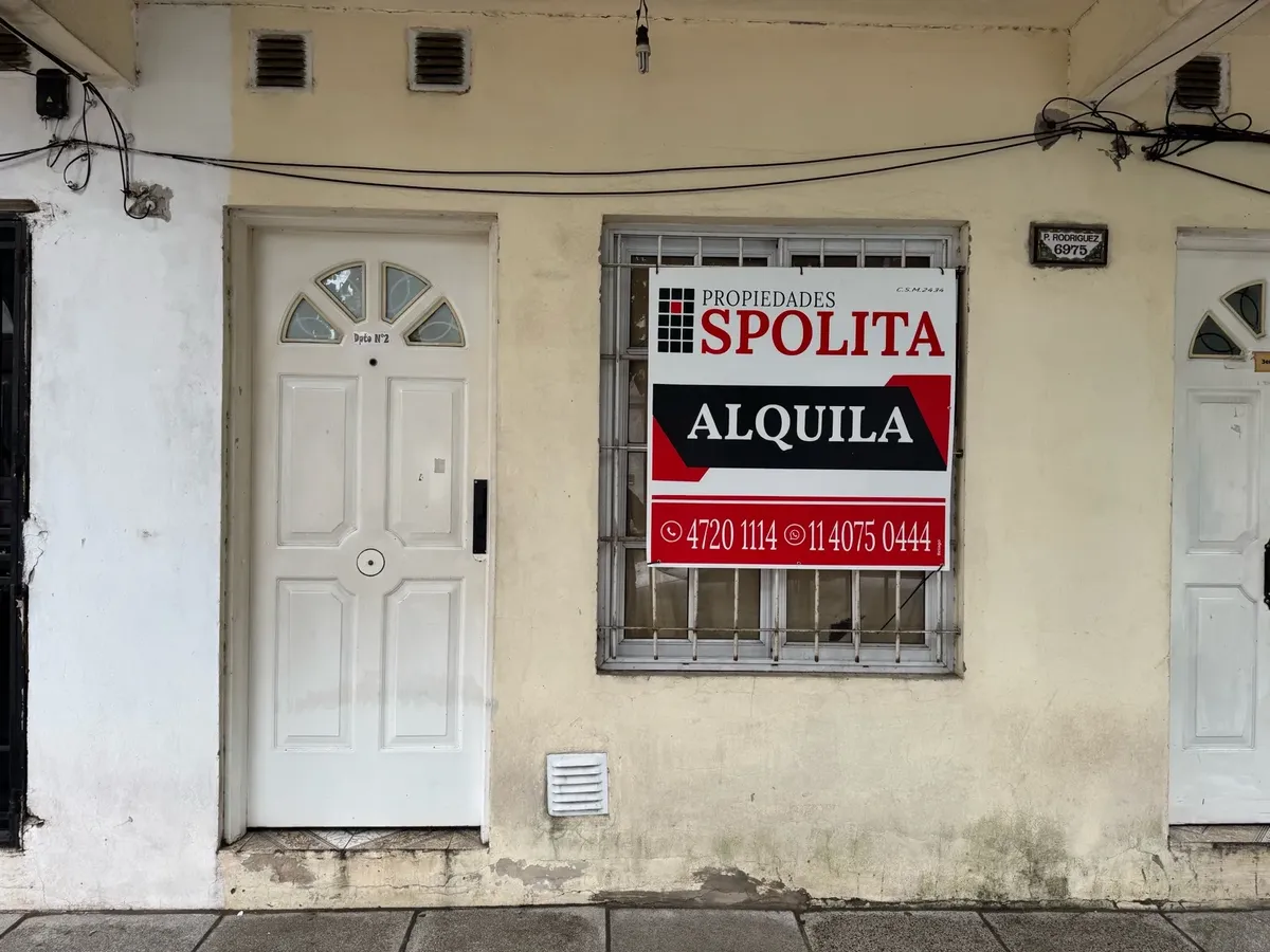 Departamento de 2 ambientes en planta baja en Chilavert