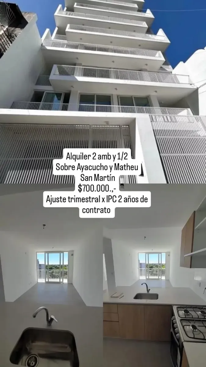 Two-and-a-half-room apartment in General San Martín