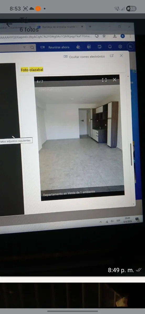 Studio half-floor apartment in Belgrano