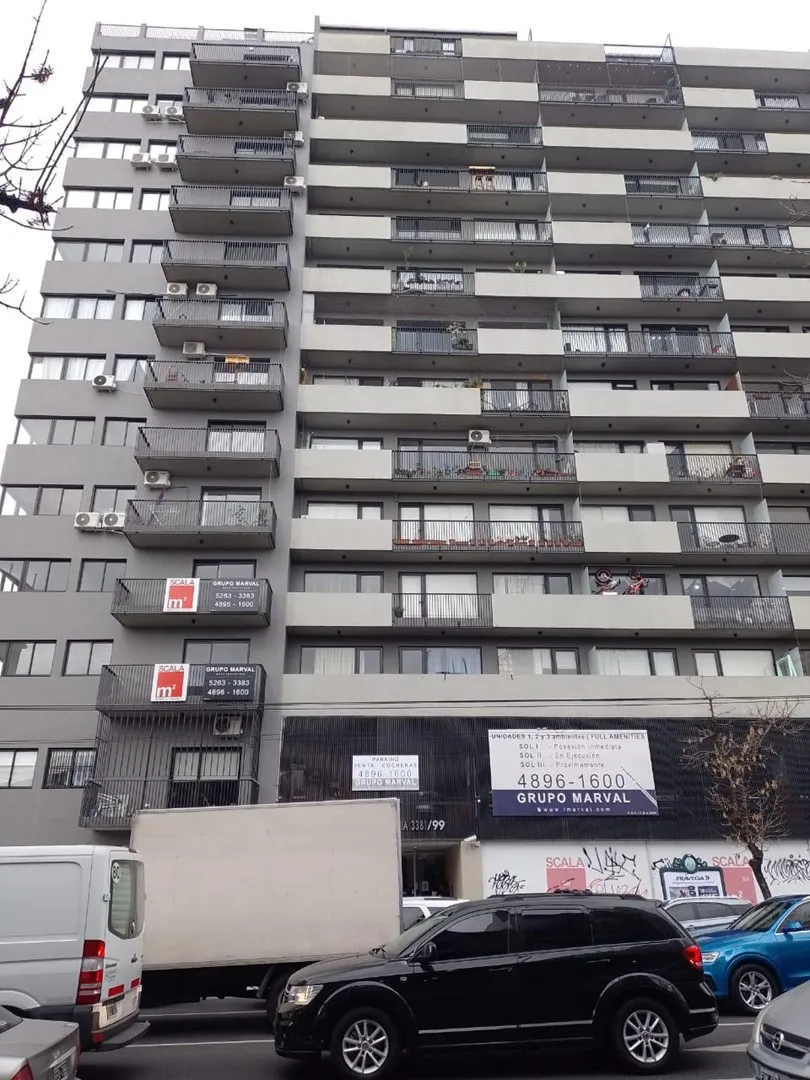 Monoambiente a estrenar con balcón en San Cristóbal