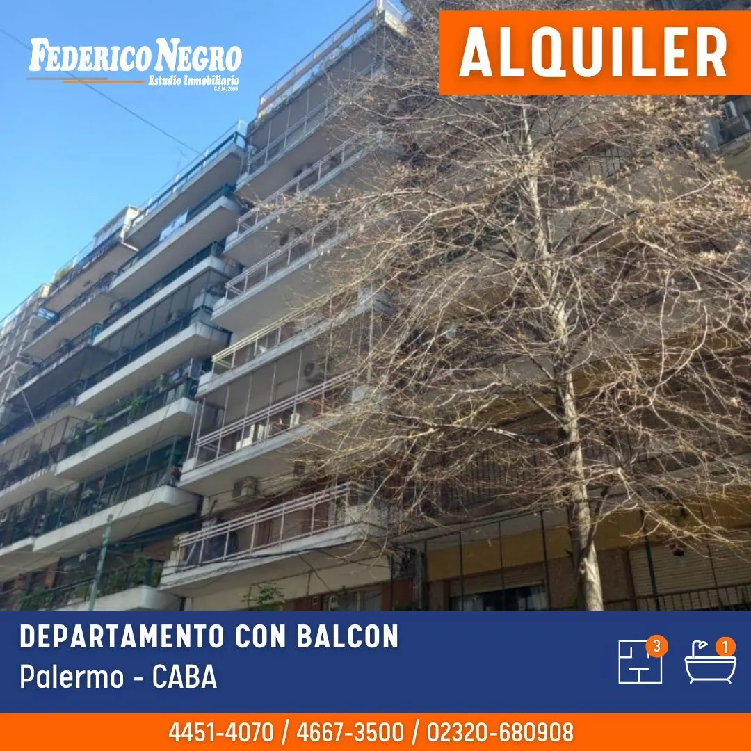 Three-room apartment in Palermo