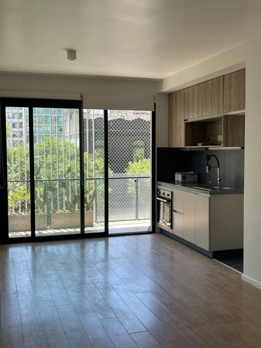 Kitnet moderno com piscina e salão de festas em Chacarita