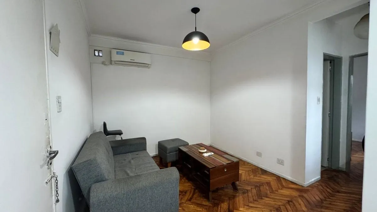 Apartamento de dois ambientes mobiliado em Boedo
