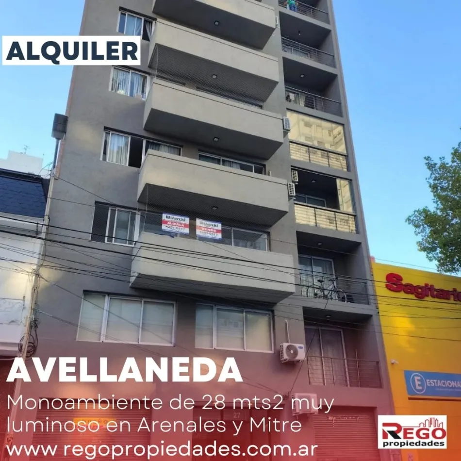 Kitnet de 28 m² em andar alto em Avellaneda