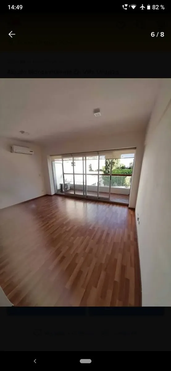 Monoambiente con balcón corrido en Villa Ortúzar