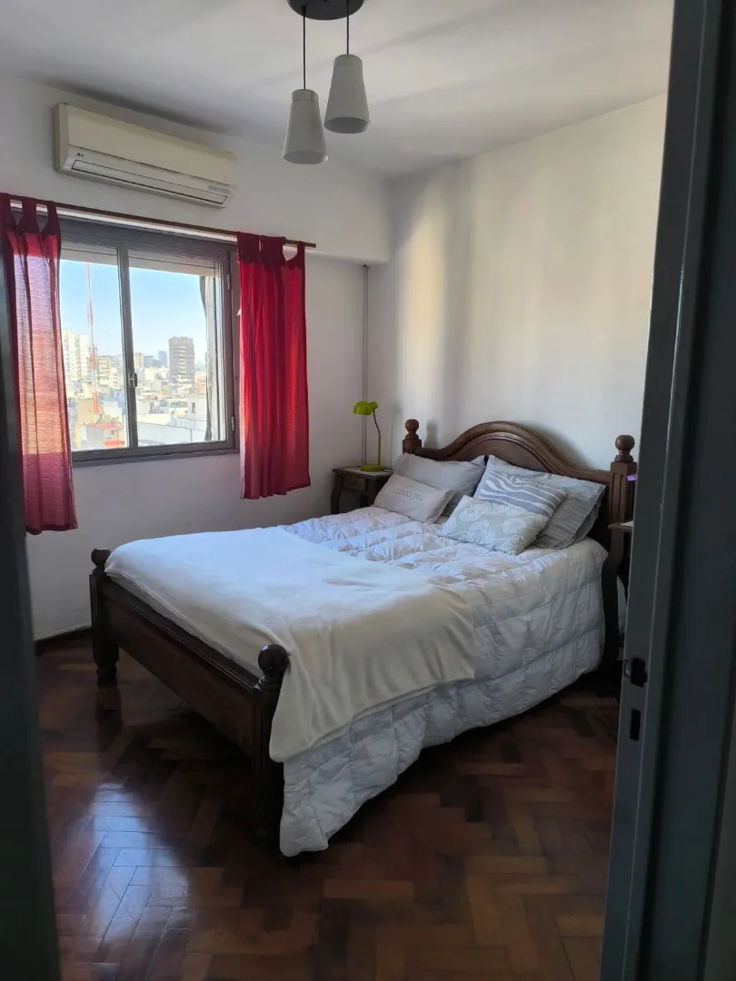 Apartamento mobiliado de 2 ambientes com 1 quarto em Recoleta