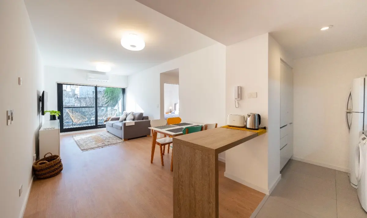 Квартира с 1 спальней в Villa Crespo, с бассейном, Wi‑Fi и парковкой