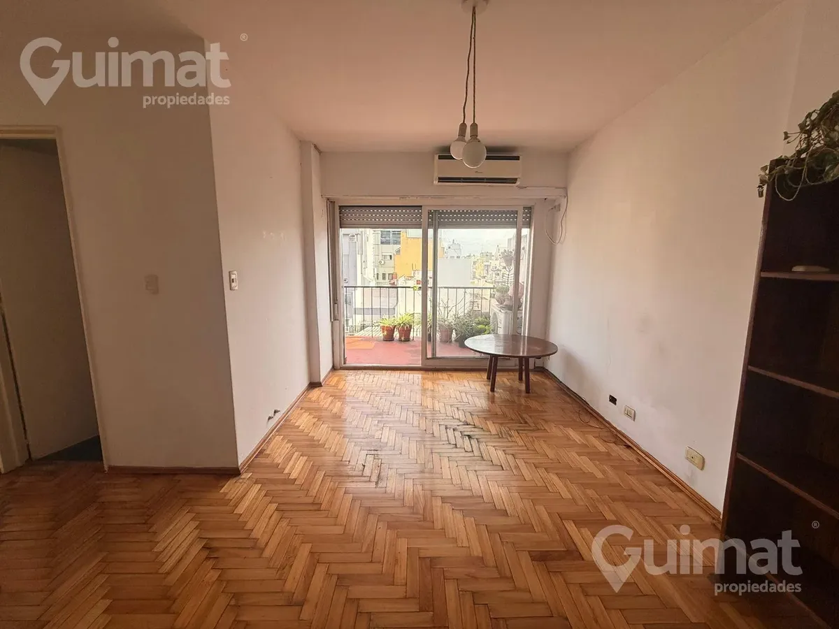 Departamento de 2 ambientes con balcón aterrazado en Villa Crespo