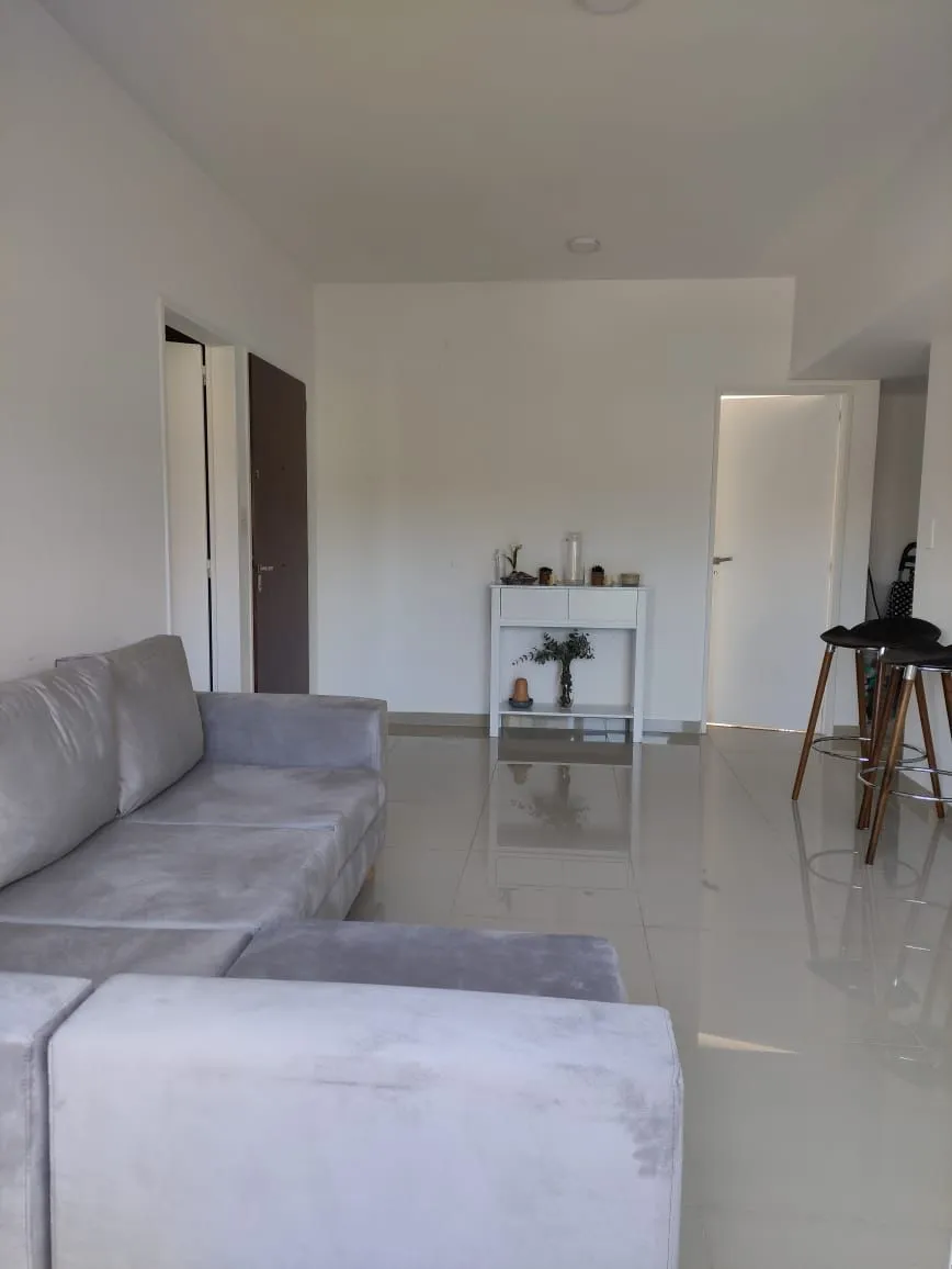 Two-bedroom half-floor apartment in Núñez with city-facing balcony