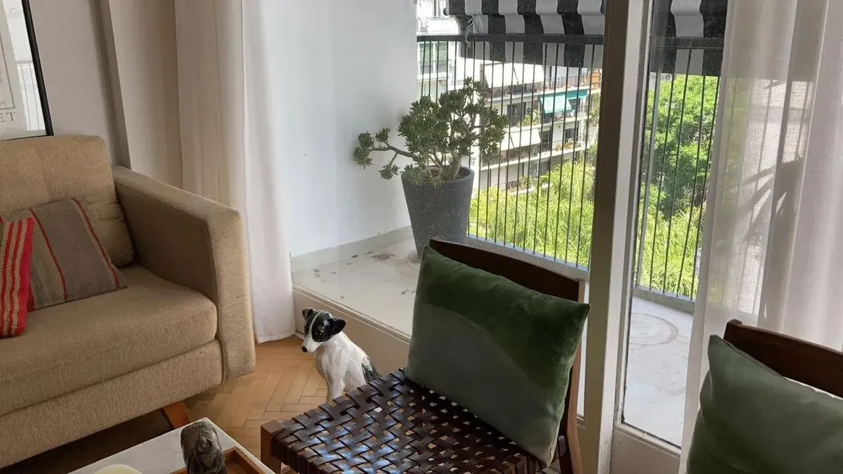 Apartment with 2 bedrooms and service room in Retiro