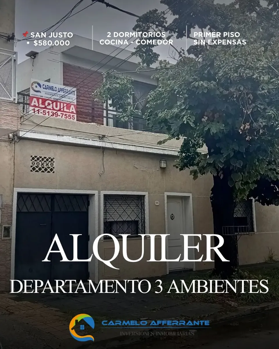 Two-bedroom apartment in San Justo, La Matanza