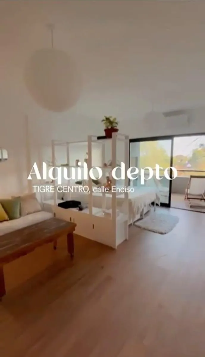 Квартира-студия в Tigre с зоной гриля и балконом рядом с станцией Mitre