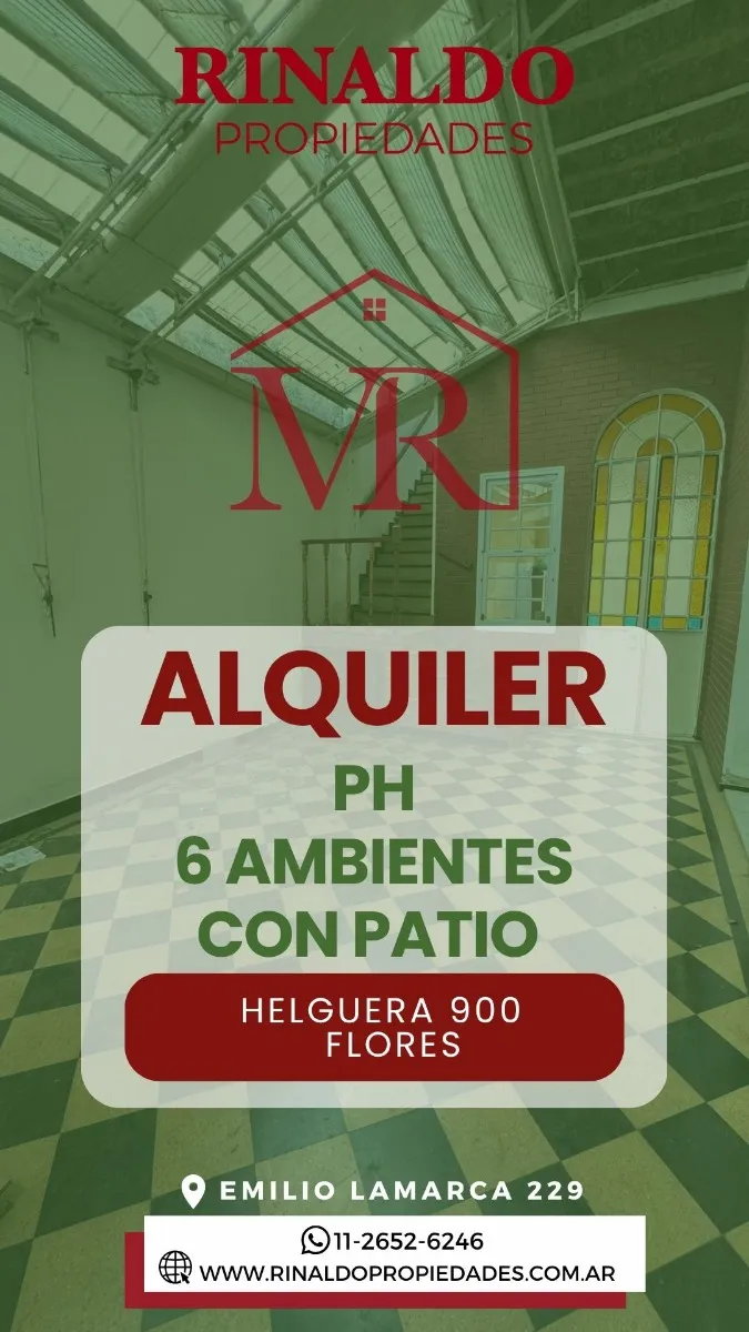 PH de 4 dormitorios tipo casa en Flores