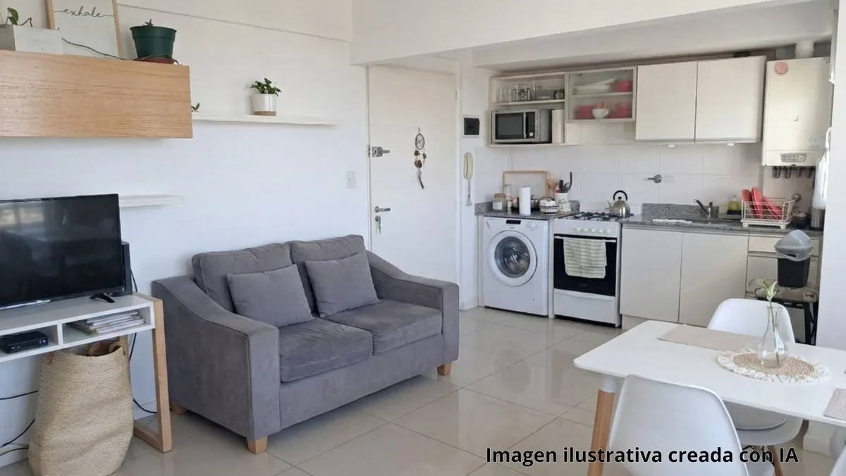Studio with balcony, amenities