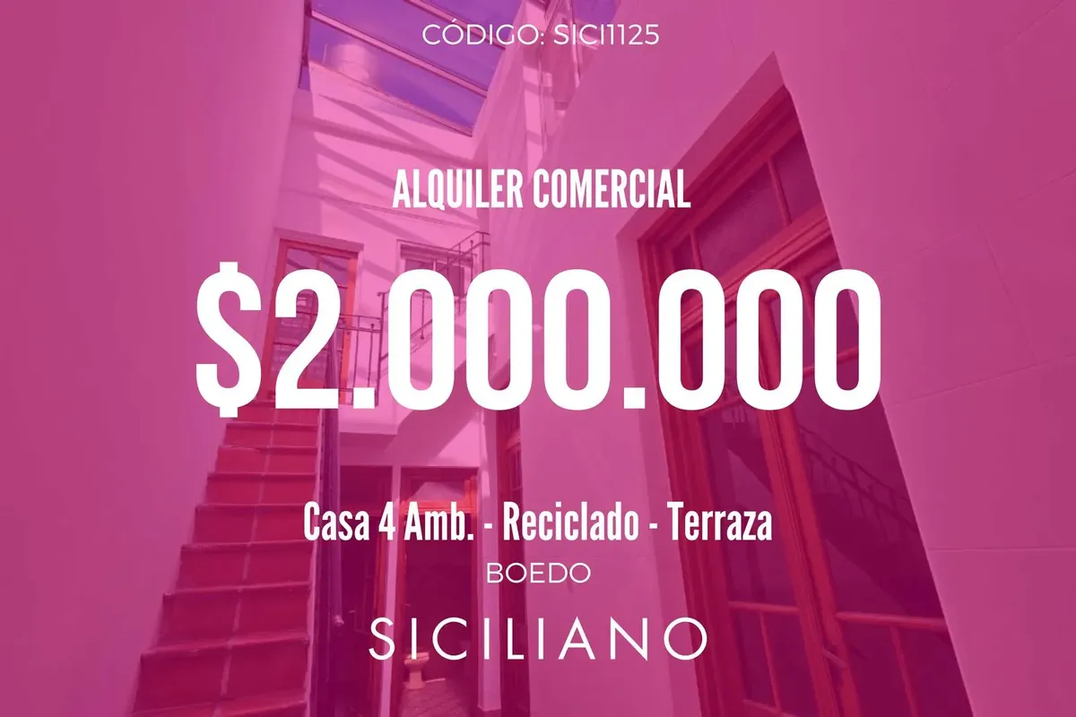 Casa En Boedo