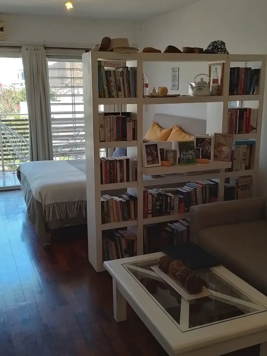 Studio with balcony and pool