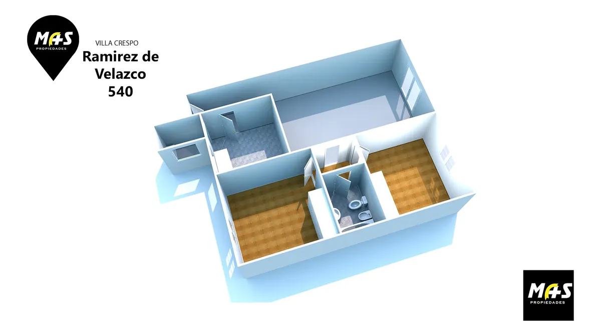 Departamento De 3 Ambientes En Alquiler En Villa Crespo, A Pasos De Av. Corrientes Y P. Centenario