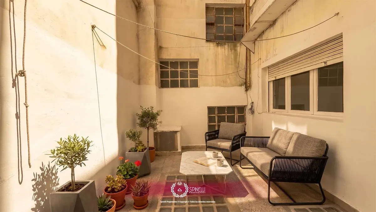 Alquiler Departamento Tipo Ph 1 Ambiente 45m² Balvanera San Cristóbal Planta Baja Lateral Con Patio